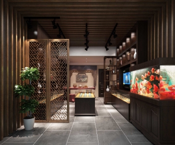 New Chinese Style Retail Stores-ID:765219932