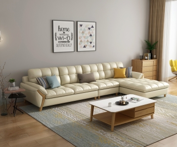 Nordic Style Corner Sofa-ID:818192961