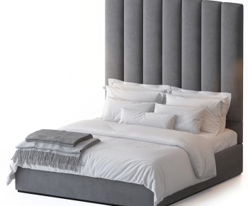 Modern Double Bed-ID:216290952