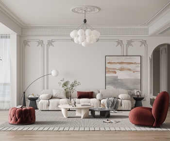 French Style A Living Room-ID:326814899