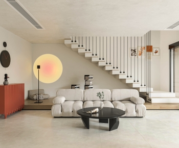 Wabi-sabi Style A Living Room-ID:418234111