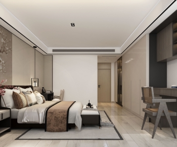 New Chinese Style Bedroom-ID:347784043