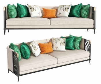 New Chinese Style A Sofa For Two-ID:392245055