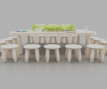 Modern Dining Table And Chairs-ID:685599096