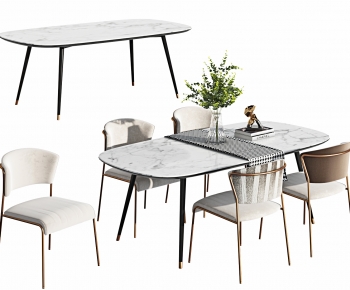 Modern Dining Table And Chairs-ID:977010726