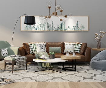 Nordic Style Sofa Combination-ID:291511063