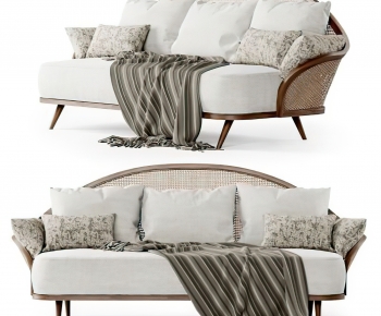 Modern Nordic Style Three-seat Sofa-ID:918488981