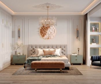 French Style Bedroom-ID:429562092