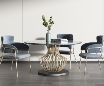 Modern Dining Table And Chairs-ID:872555977