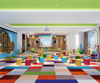 Modern Children's Kindergarten-ID:138297089