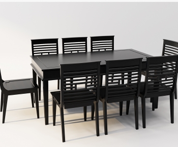 Modern Dining Table And Chairs-ID:628824955
