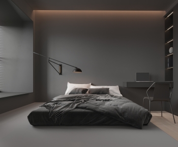 Modern Industrial Style Bedroom-ID:457901003