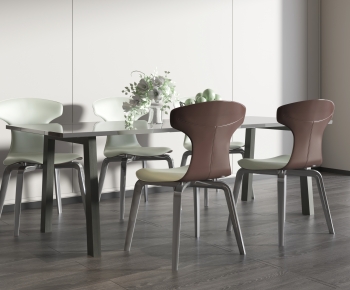 Modern Dining Table And Chairs-ID:606614117