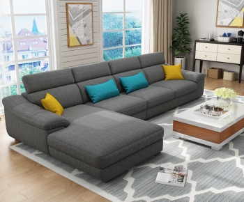 Nordic Style Multi Person Sofa-ID:477426054