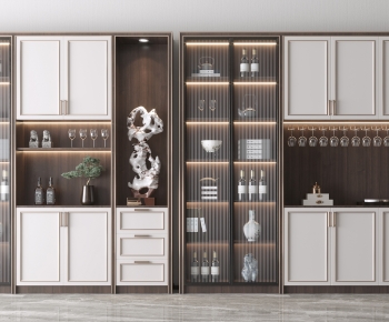 New Chinese Style Wine Cabinet-ID:361038925
