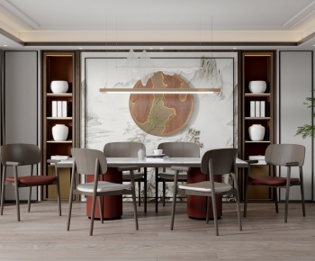 New Chinese Style Dining Room-ID:579931028