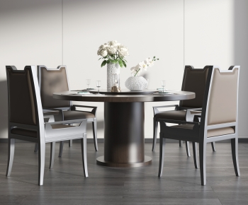 New Chinese Style Dining Table And Chairs-ID:748475073