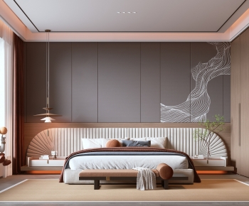 New Chinese Style Bedroom-ID:728590577