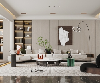 Modern A Living Room-ID:588902954