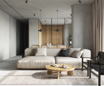 Wabi-sabi Style A Living Room-ID:717010027