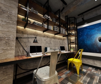 Industrial Style Study Space-ID:591670996