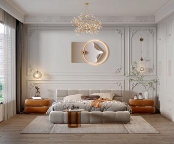 French Style Bedroom-ID:148940091