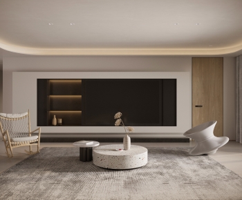 Wabi-sabi Style A Living Room-ID:734270109