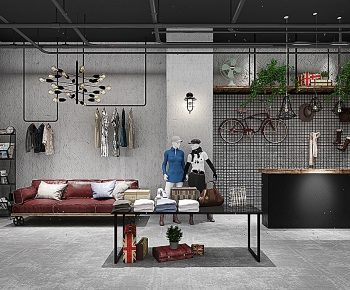Industrial Style Clothing Store-ID:374387989
