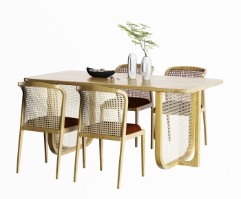 Nordic Style Dining Table And Chairs-ID:328566078