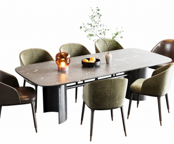 Modern Dining Table And Chairs-ID:436001064