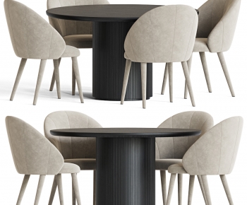 Modern Dining Table And Chairs-ID:108115917