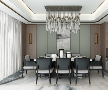 New Chinese Style Dining Room-ID:297826058