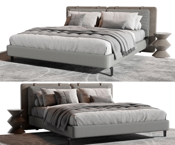 Modern Double Bed-ID:191505919