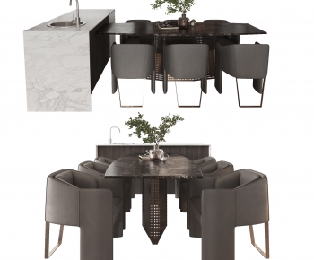 Modern Dining Table And Chairs-ID:888946064