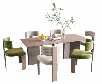 Modern Dining Table And Chairs-ID:150640961