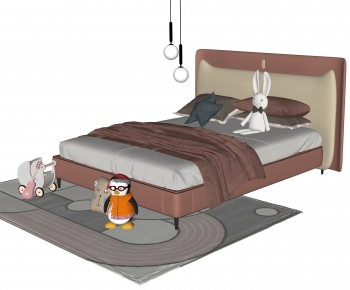 Modern Child's Bed-ID:127235895