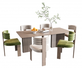 Modern Dining Table And Chairs-ID:938529971