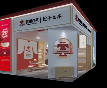 New Chinese Style Exhibition Hall-ID:697432049