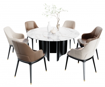 Modern Dining Table And Chairs-ID:103672031