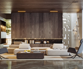 Modern A Living Room-ID:873899941