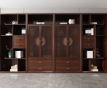 New Chinese Style Bookcase-ID:155810125