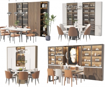Modern Dining Table And Chairs-ID:699796927