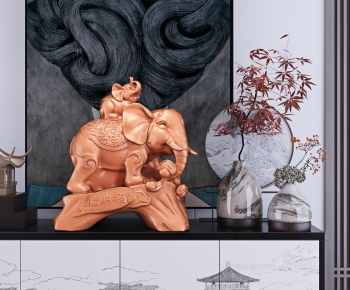 New Chinese Style Sculpture-ID:886358023