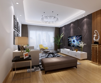 Modern A Living Room-ID:995362049