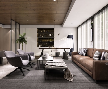Modern A Living Room-ID:656214007