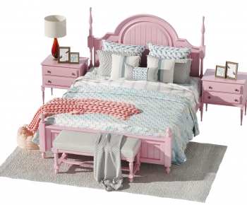 American Style Child's Bed-ID:462074049