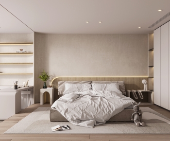 Modern Wabi-sabi Style Bedroom-ID:223293072