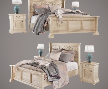 American Style Double Bed-ID:463279013