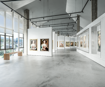 Modern Exhibition Hall-ID:389686113