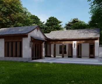 New Chinese Style Villa Appearance-ID:688030763